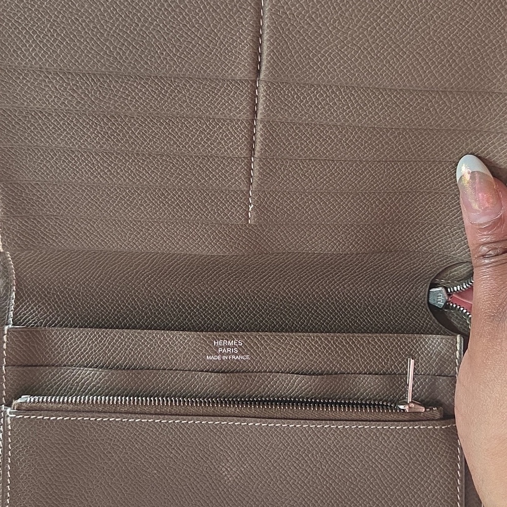 Hermes Taupe Leather Organizer - Picture 7 of 9